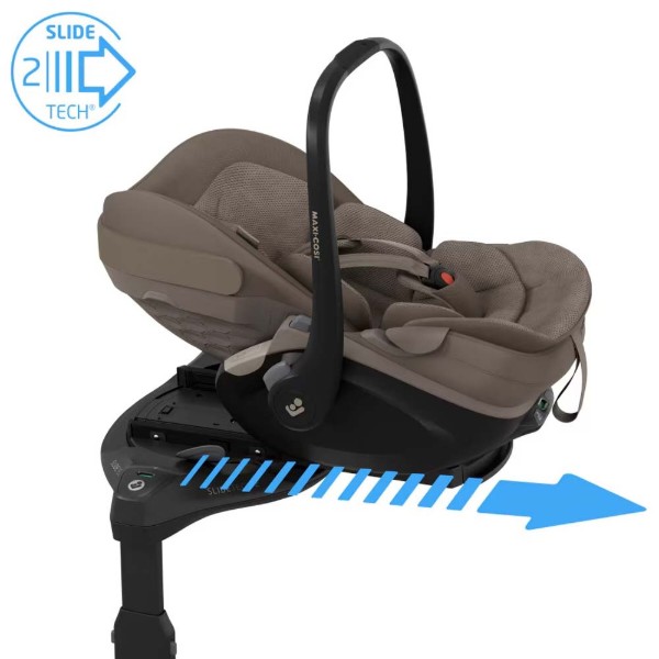 Фото - Автокресло Maxi-Cosi Pebble Slide Pro Oak Truffle (8442099110)